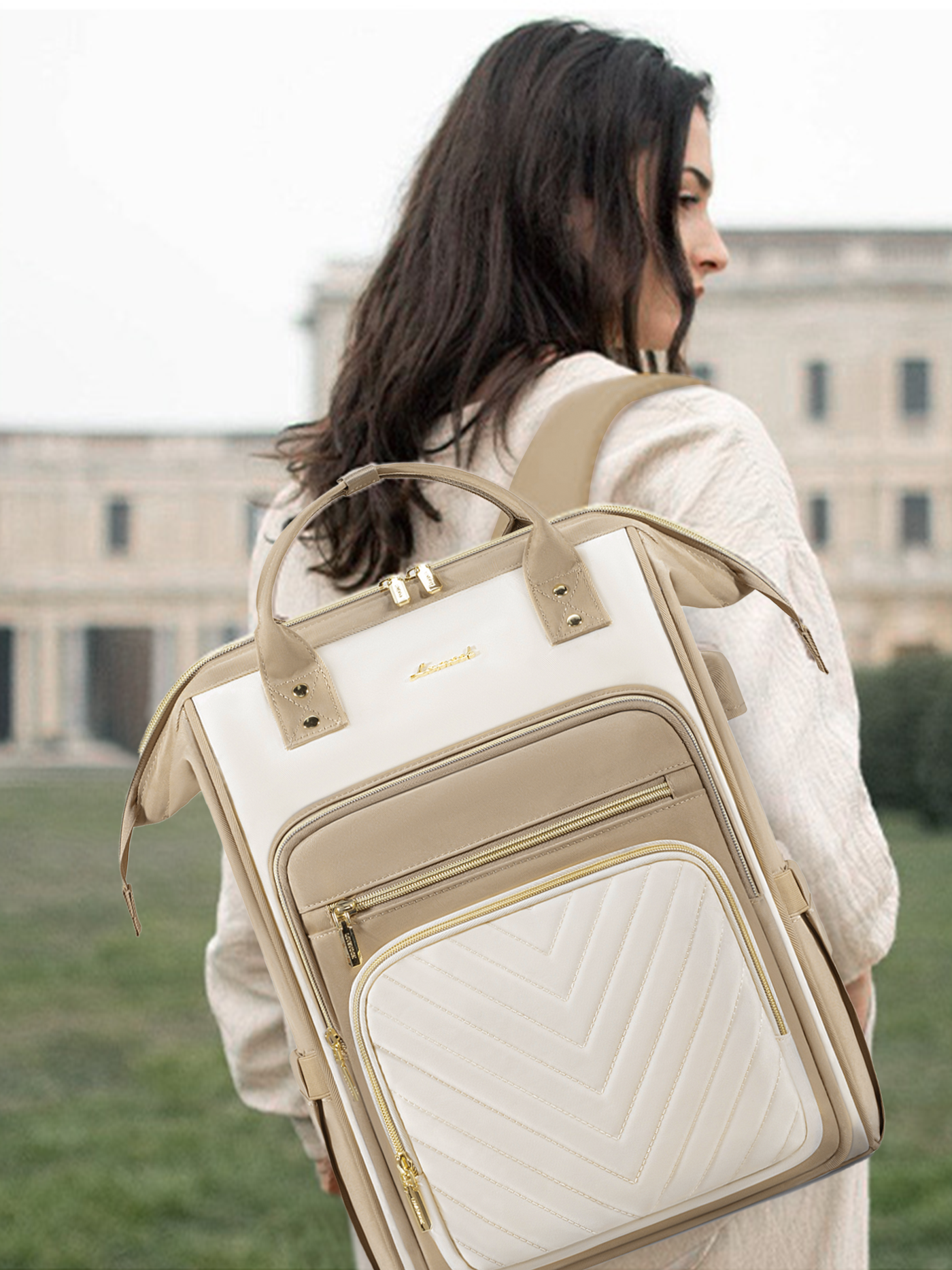 LOVEVOOK Chevron laptop backpack , 15.6" 17.3" 3094