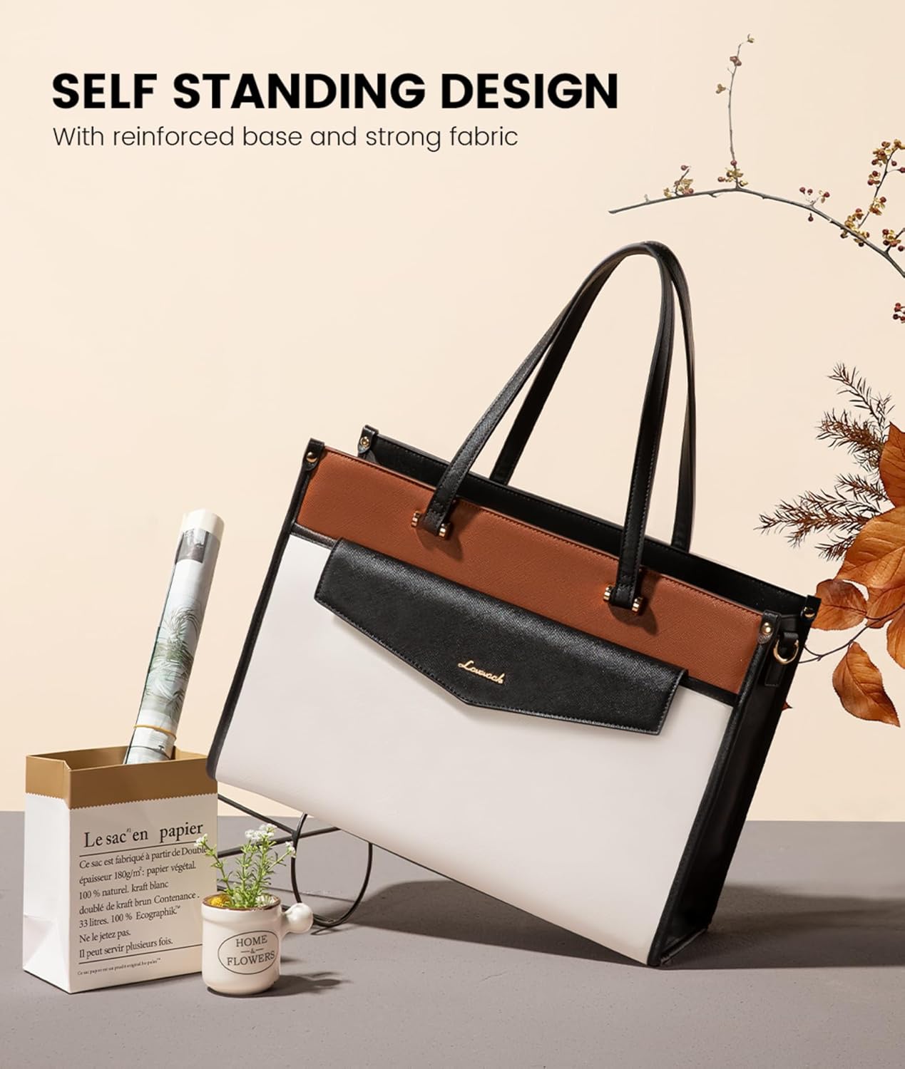 LOVEVOOK 2-in-1 Laptop Tote, 15.6" 17.3" 31520