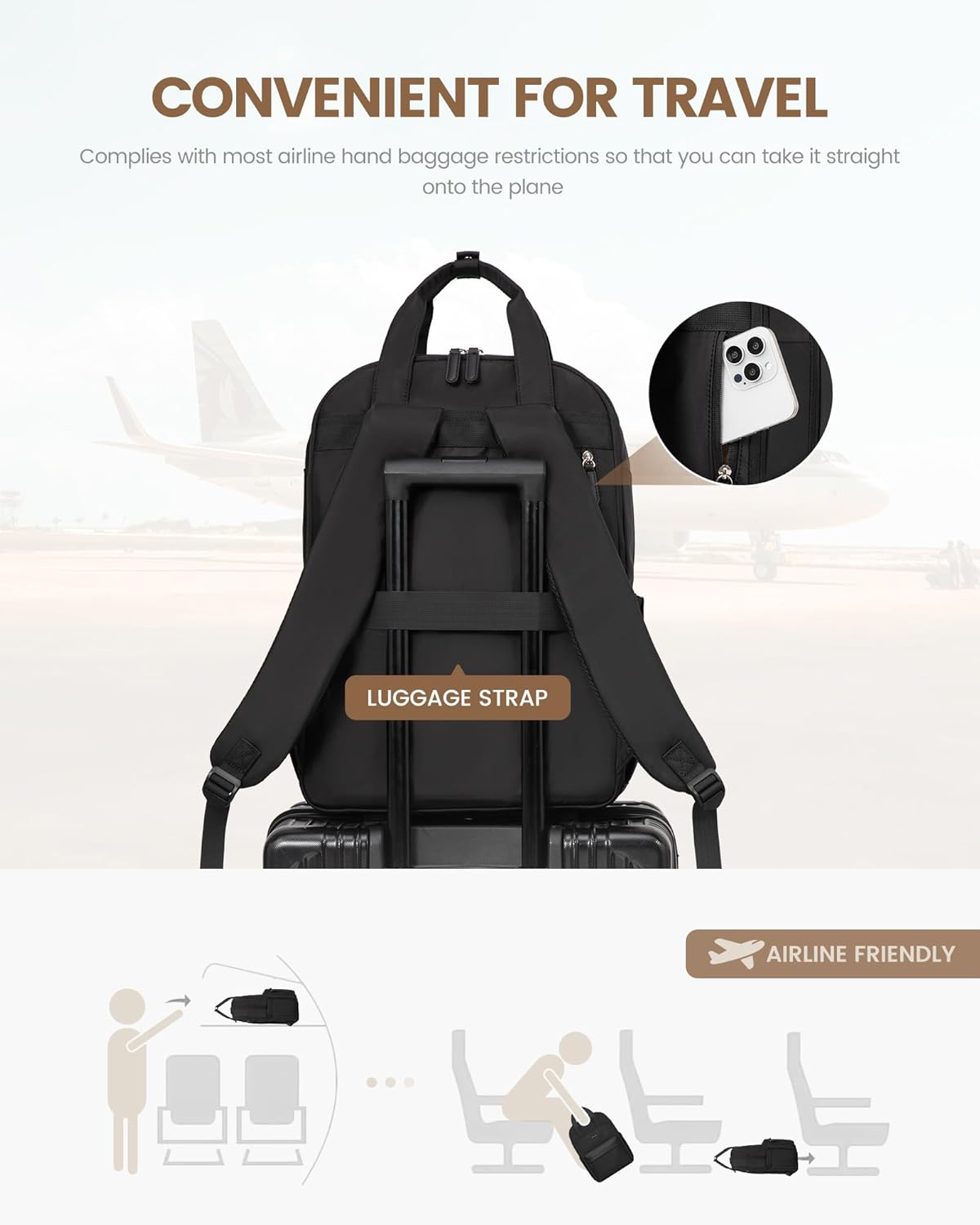 LOVEVOOK School Laptop Backpack, 15" 17" (Not Available In The US) 3172
