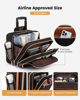 LOVEVOOK Rolling Laptop Bag, 17.3"