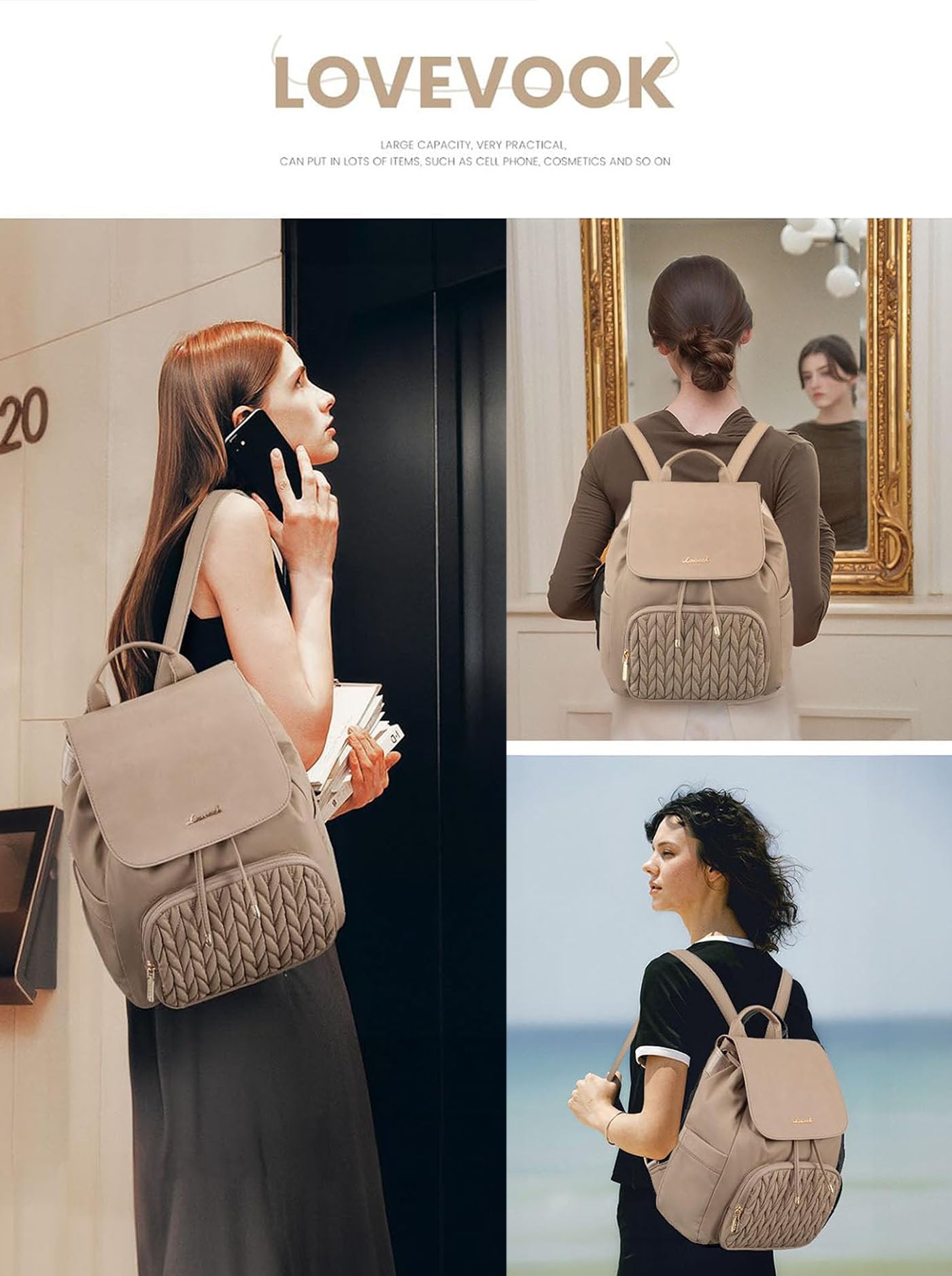 LOVEVOOK Mini Backpack for Women 3281
