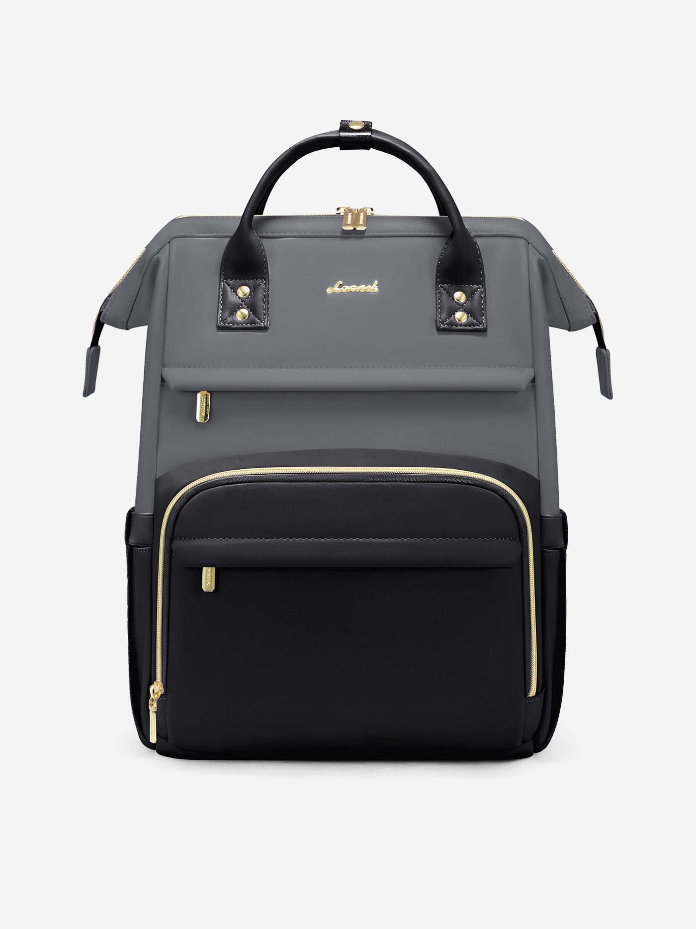 LOVEVOOK Leather Laptop Backpack, 15.6" 17" 22171