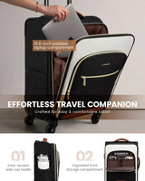 LOVEVOOK Carry-on Suitcase 20 Inch(US ONLY) 3500