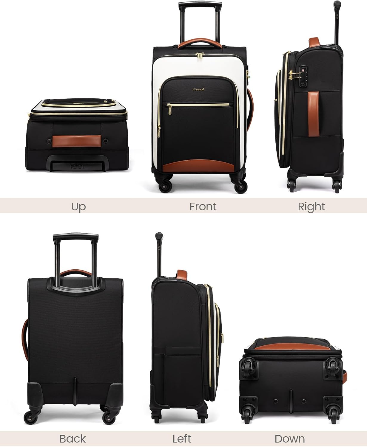 LOVEVOOK Carry-on Suitcase 20 Inch(US ONLY) 3500
