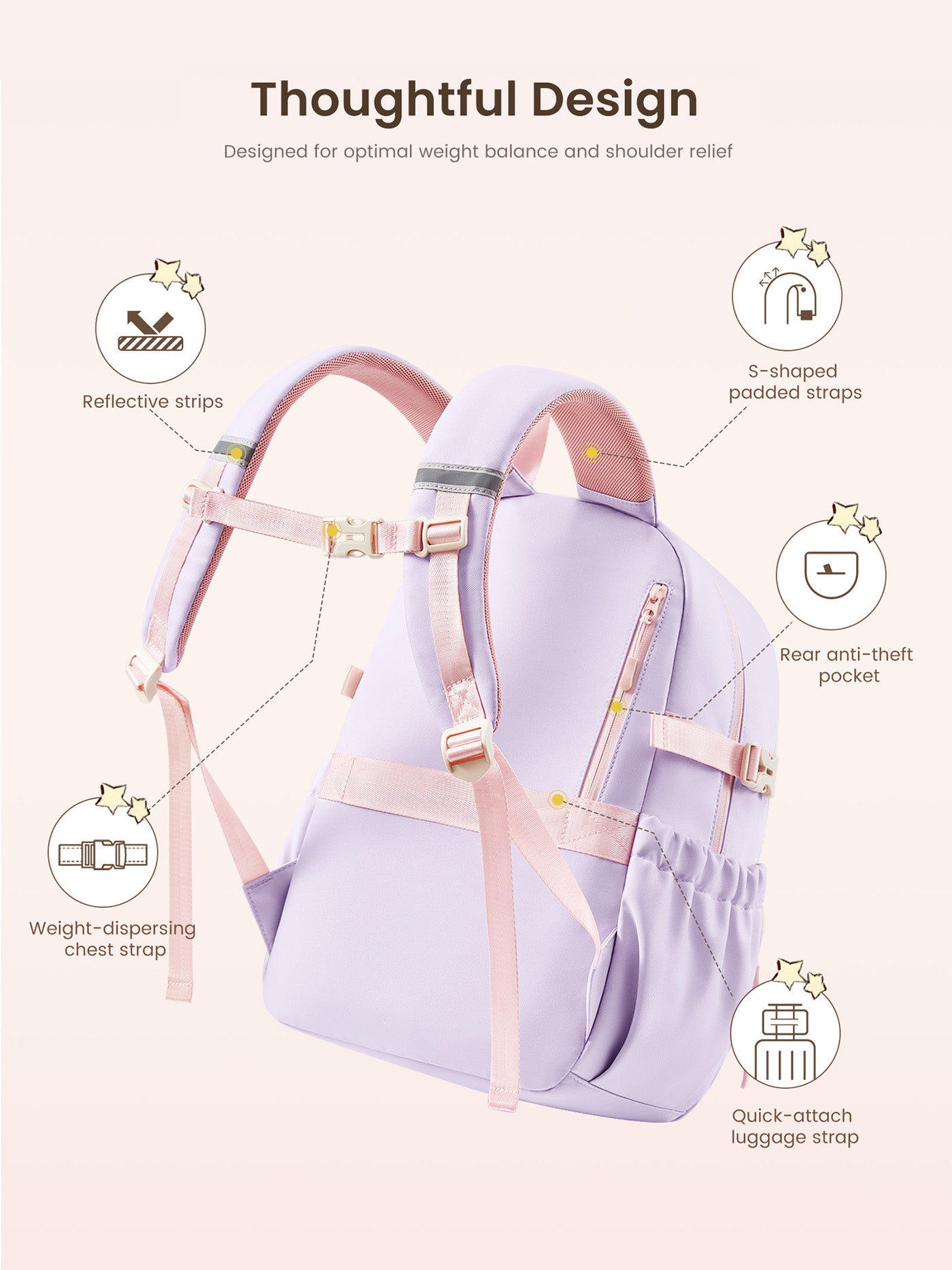 LOVEVOOK School Laptop Backpack, 5591 15.6" 17.3" 5591