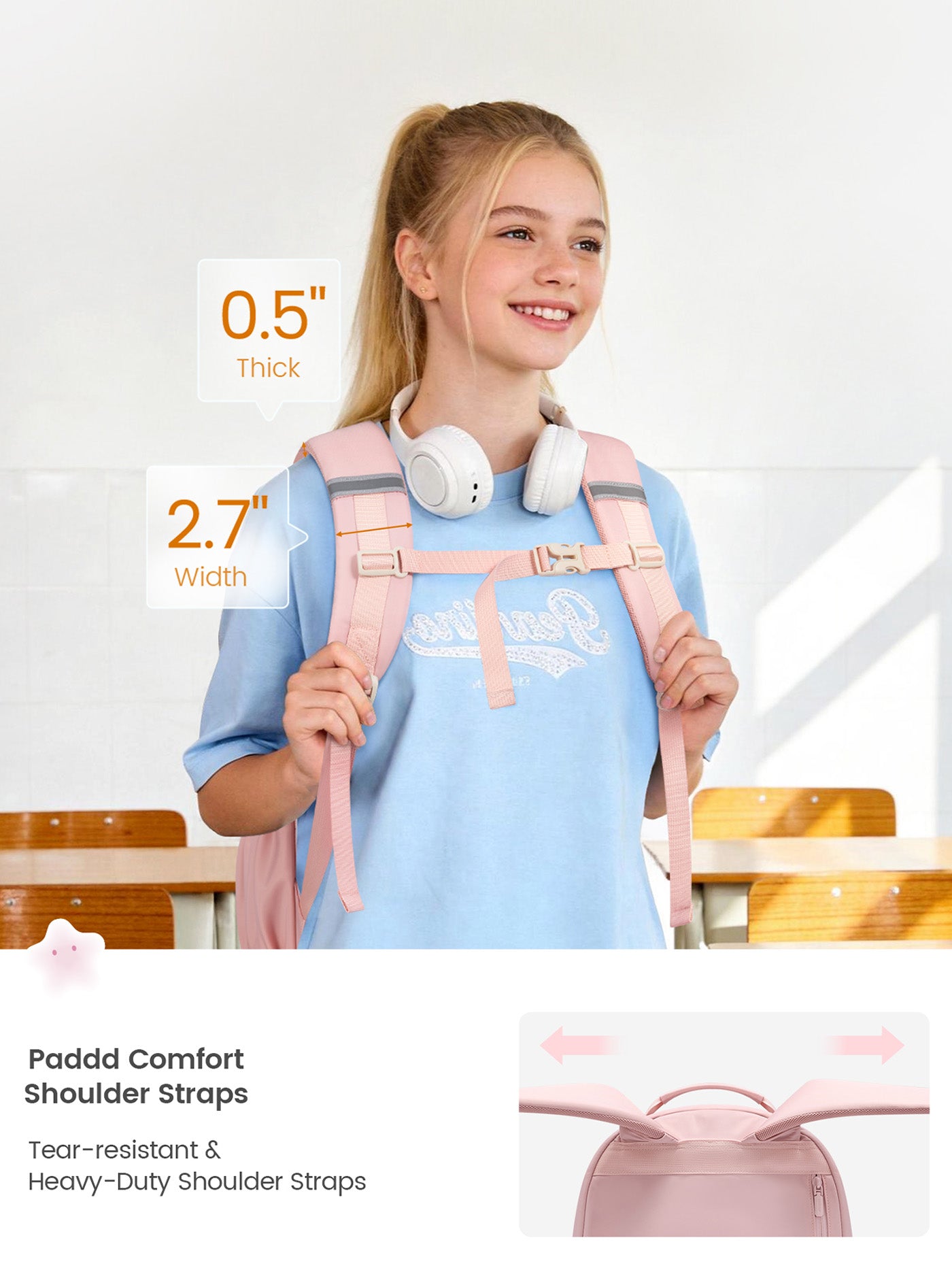 LOVEVOOK Cute School Backpack 5614
