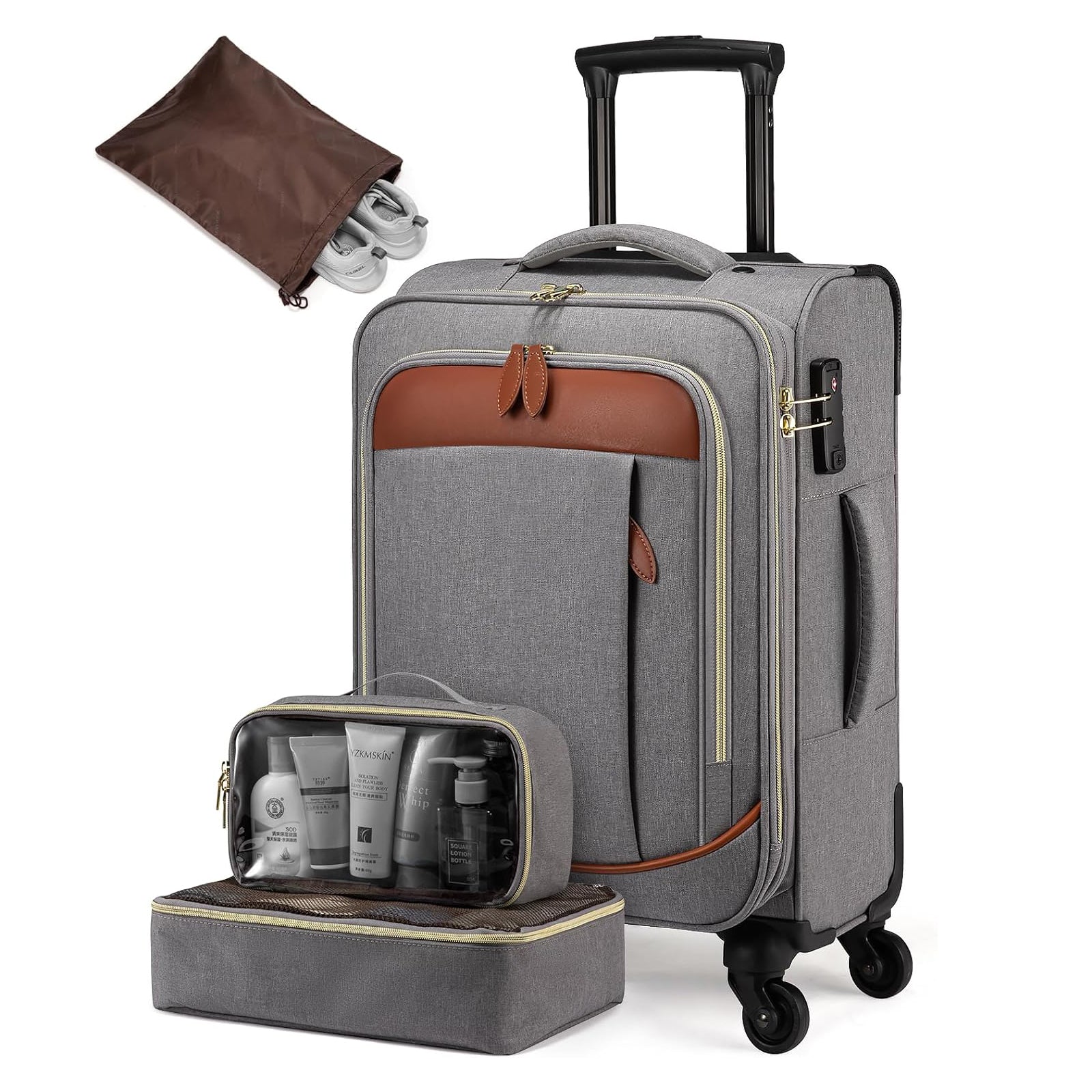 LOVEVOOK 4Pcs Travel Suitcases 20 Inch(US ONLY) 2239