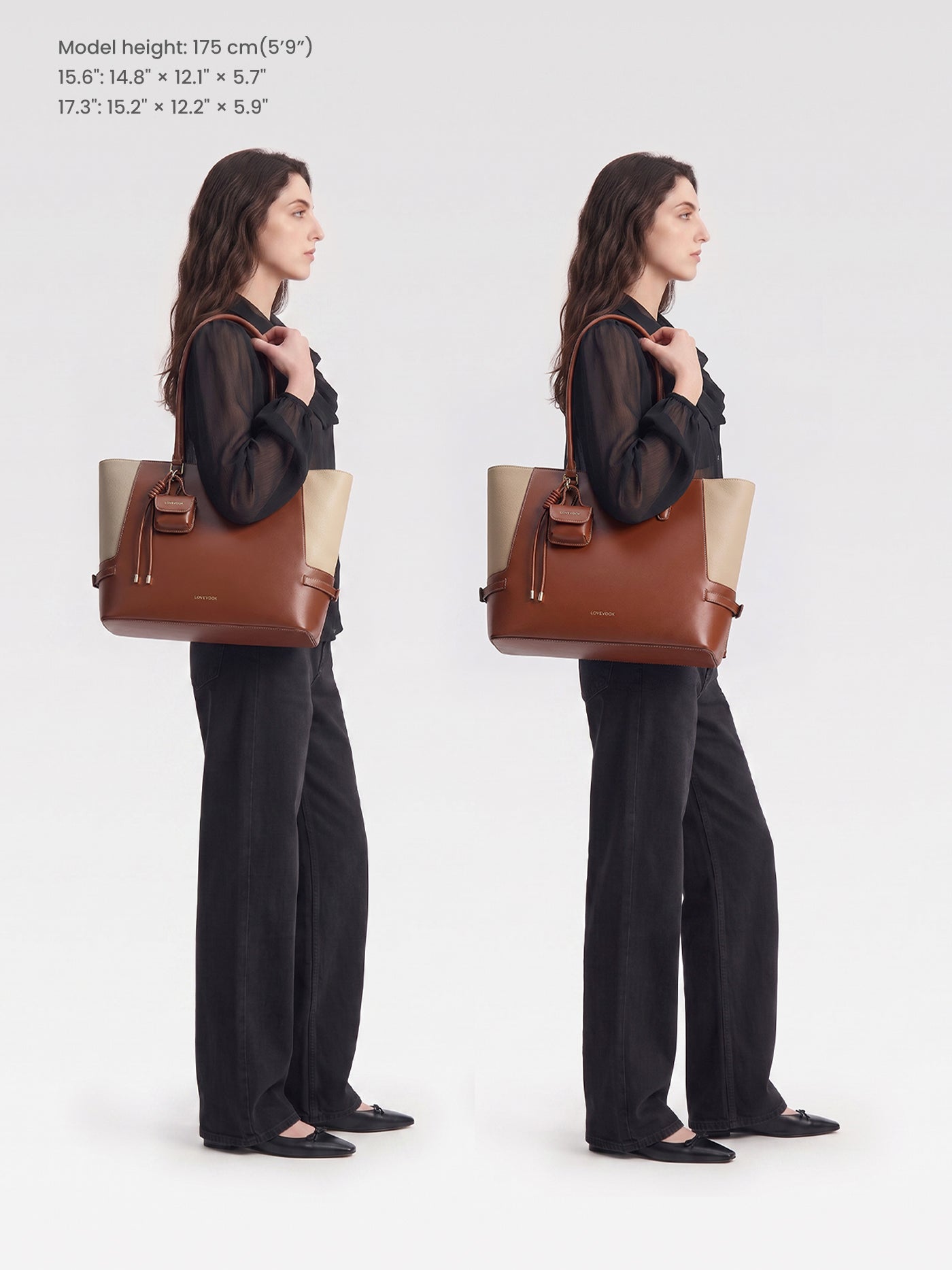 The Anchor Collection Tote Bag, C0003, Cognac