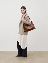 The Anchor Collection Hobo Bag, C0005, Cognac