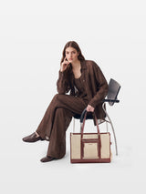 The Anchor Collection Tote Bag, C0004, Cognac