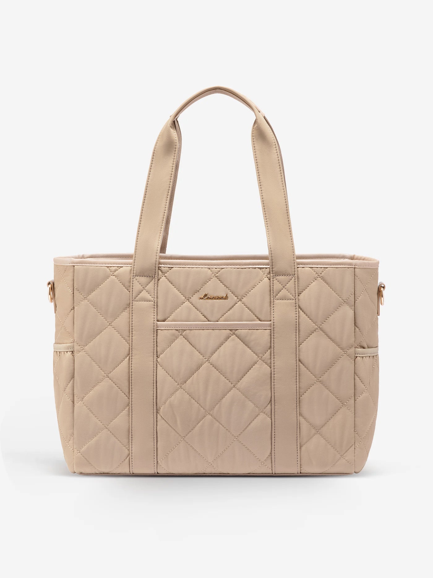 LOVEVOOK 2Pcs Quilted Puffer Laptop Handbag, 15.6" 17" 4105