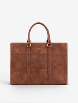 LOVEVOOK 2Pcs Elegant Colorblock Tote Bag, 15.6" 3123