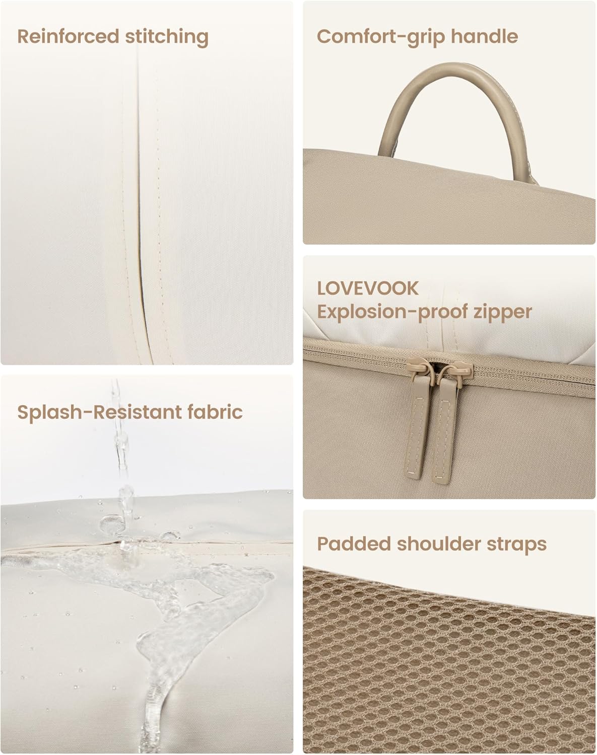 LOVEVOOK Versatile Stylish Travel Backpack, 45L 4116