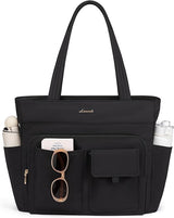 LOVEVOOK Multiple Pocket Laptop Tote Bag, 15.6" 4127