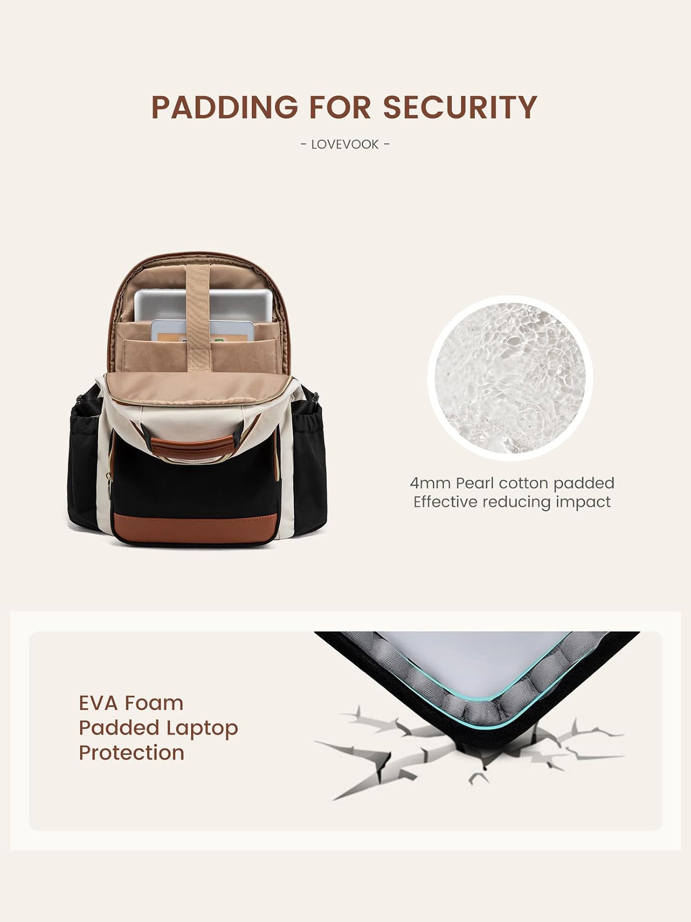 LOVEVOOK School Laptop Backpack, 15.6" -18 " 4230