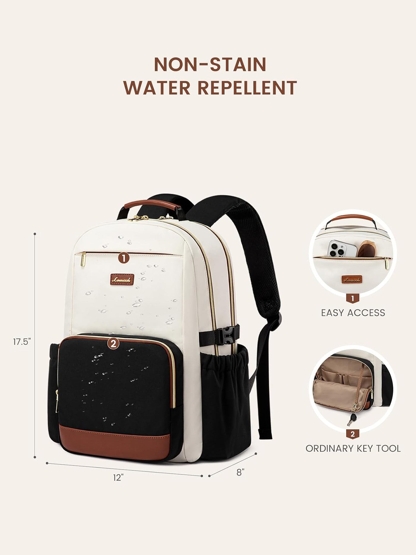 LOVEVOOK School Laptop Backpack, 15.6" -18 " 4230