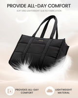 LOVEVOOK Puffer Tote Bag, 15.6" 17" 4233