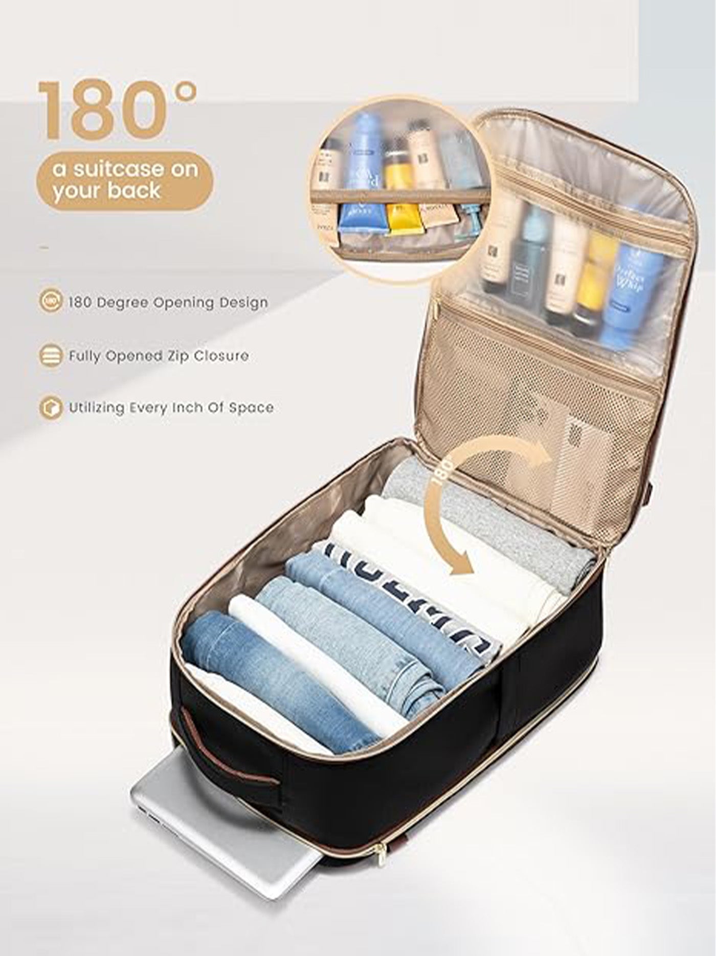 LOVEVOOK Travel Laptop Backpack 40L/50L