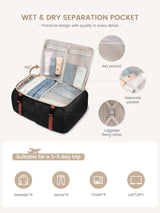 LOVEVOOK 4Pcs Travel Backpack Bag 40L/50L 4299