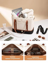 LOVEVOOK Tote Bag with Lunch Compartment, 15.6" 17.3" 4300