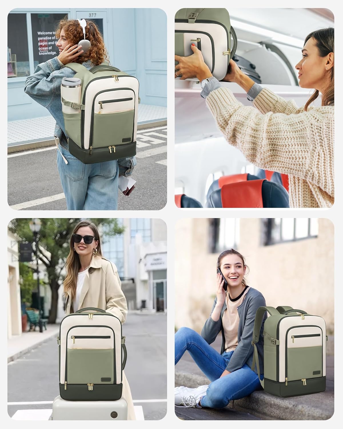 LOVEVOOK 3Pcs Travel Backpack, 40L 50L 4411