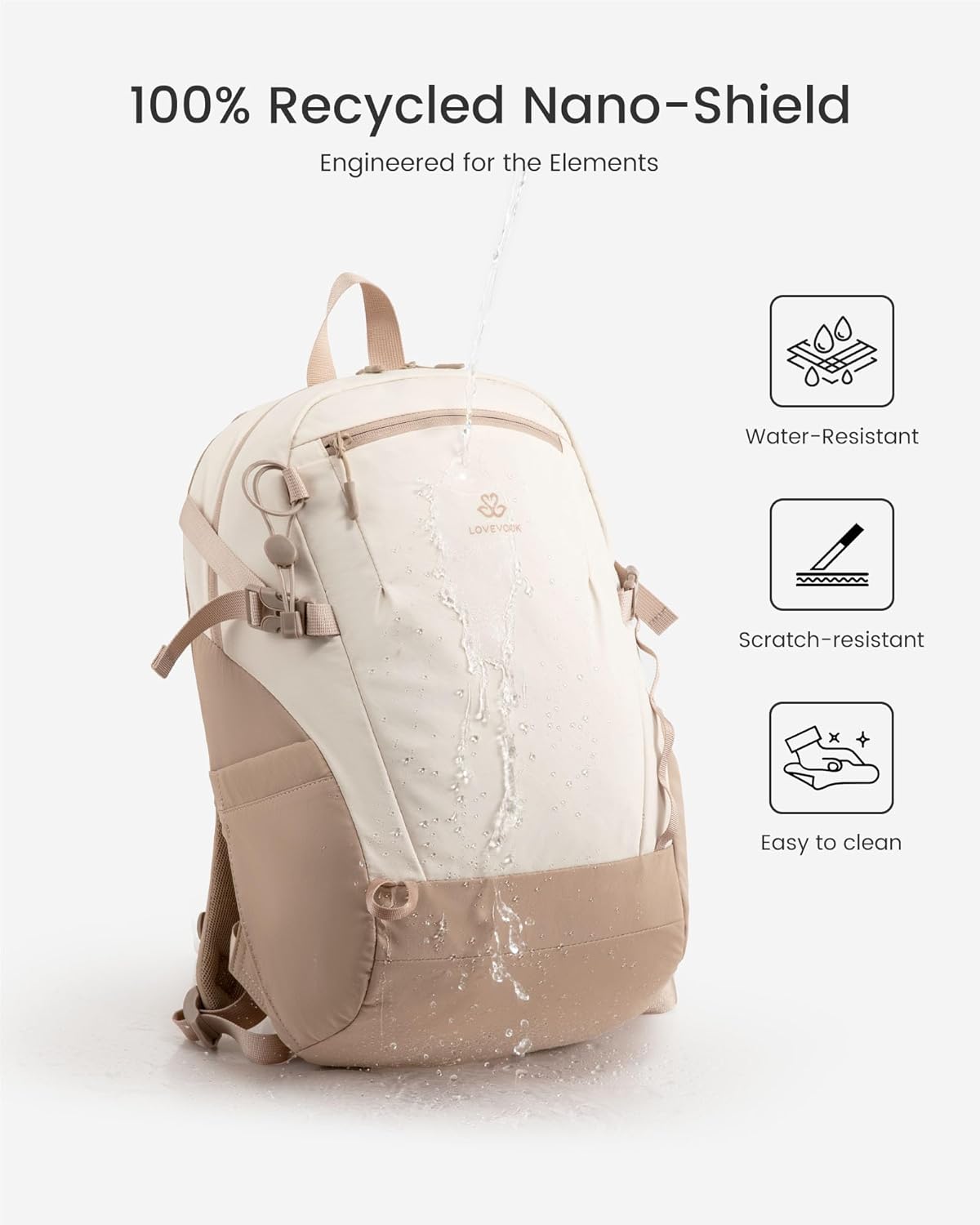 LOVEVOOK Casual Daypack Backpack, 15.6" 17.3" 4505