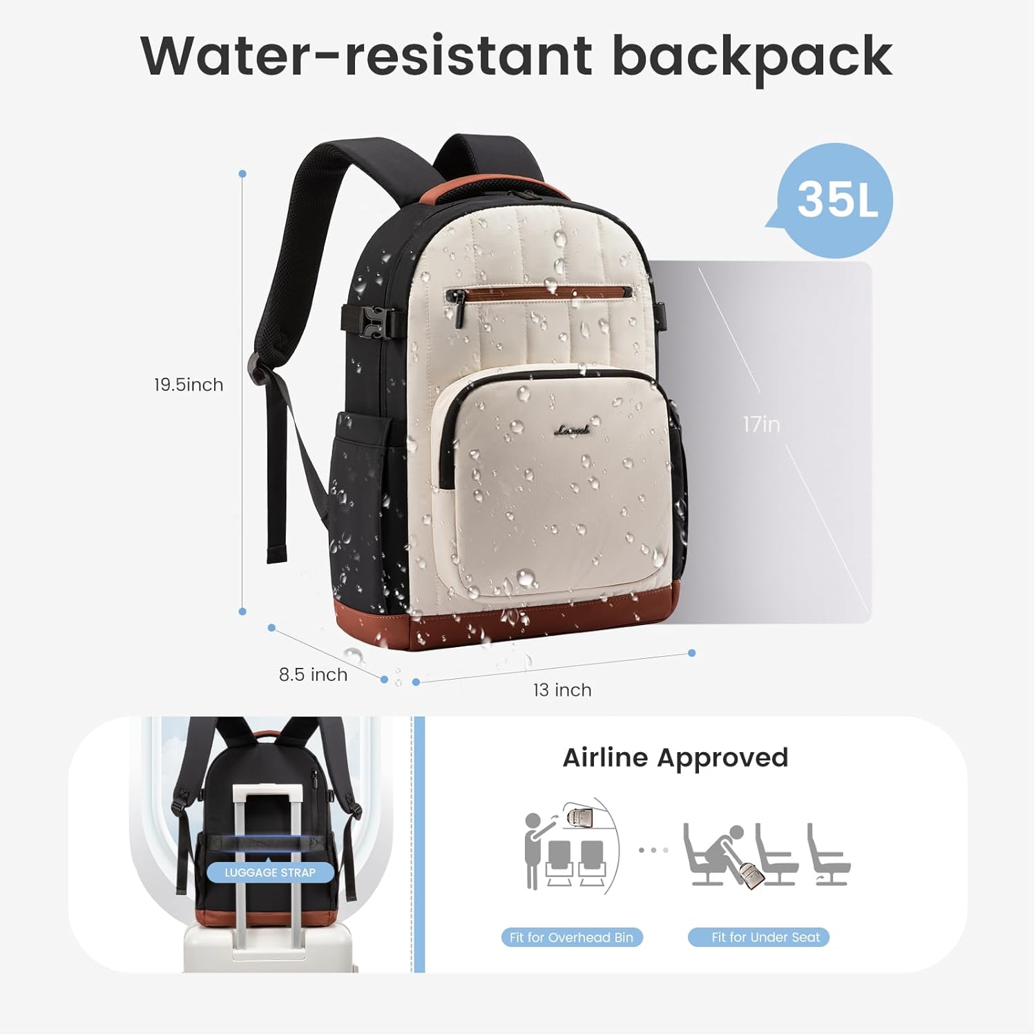 LOVEVOOK Lightweight School Backpack, 15.6" 17", 4511 4511