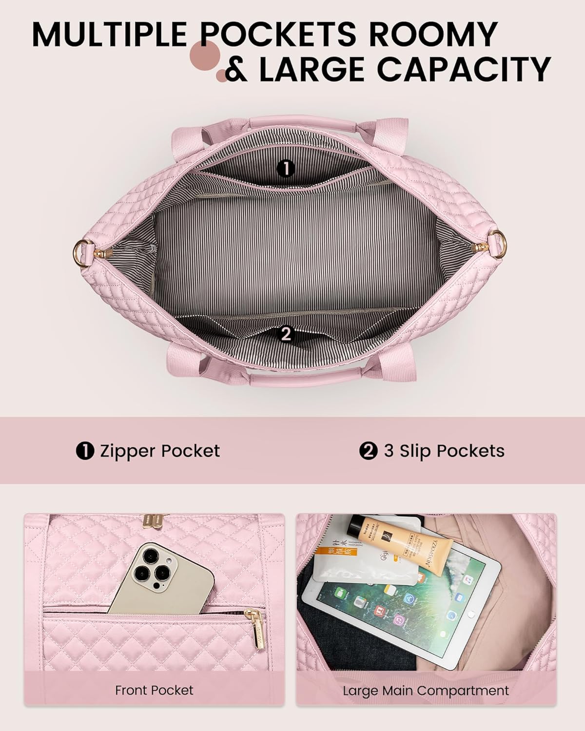 LOVEVOOK 3Pcs Visby Duffel Bag 3012