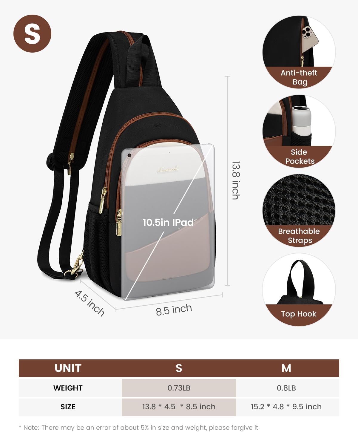 LOVEVOOK Crossbody Bag - Urban 3 216303