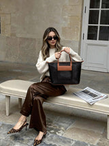 LOVEVOOK Grace Laptop Tote, Ink Brown 5277