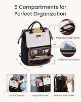 LOVEVOOK Cute Casual Laptop Backpack, 15.6" 17.3", 5000 5000