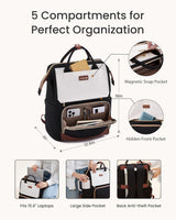 LOVEVOOK Cute Casual Laptop Backpack, 15.6" 17.3", 5000 5000