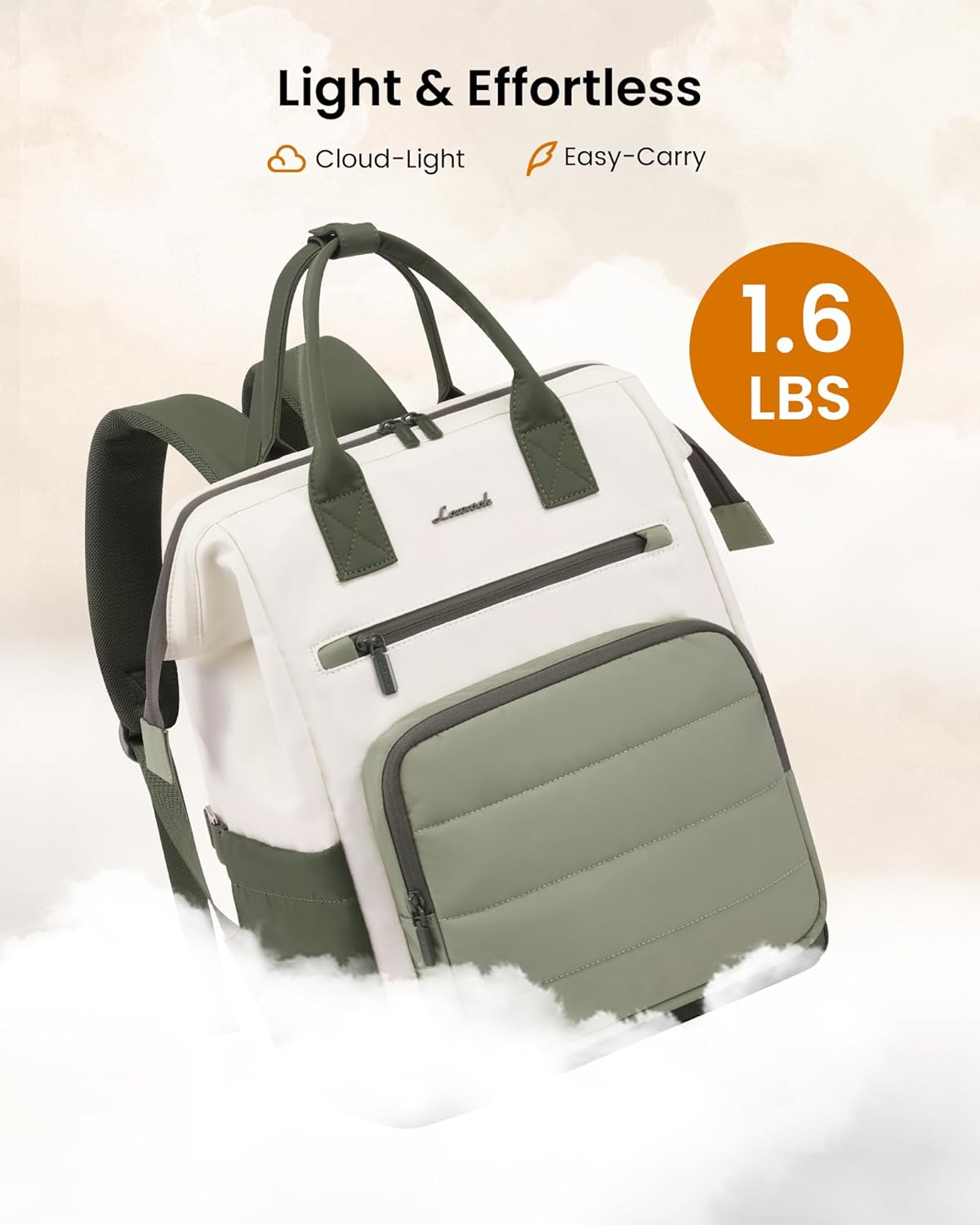 LOVEVOOK Stylish School Backpack, 15.6" 17", 5116 5116