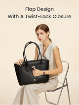LOVEVOOK Laptop Leather Bag 15.6" 17" 5142
