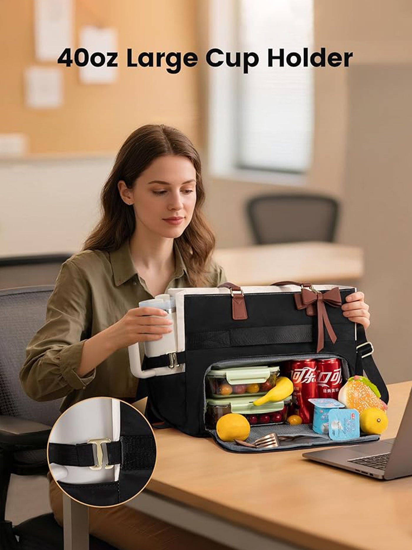 LOVEVOOK Lunch Tote Bag, 15.6" 17.3" 5200