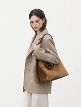 The Anchor Collection Hobo Bag, C0005, Cognac