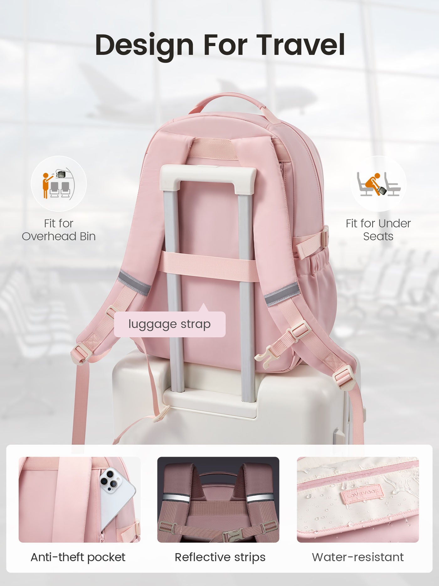 LOVEVOOK Cute School Backpack 5614