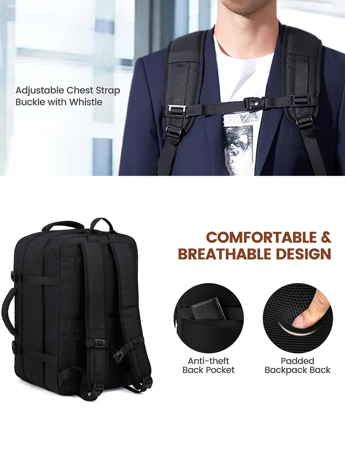 LOVEVOOK 4Pcs Cloudwalker Ⅰ Backpack, 30L 40L 18560