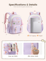LOVEVOOK School Laptop Backpack, 5591 15.6" 17.3" 5591