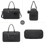 LOVEVOOK 5Pcs Quilted Diaper Tote Bag 2032