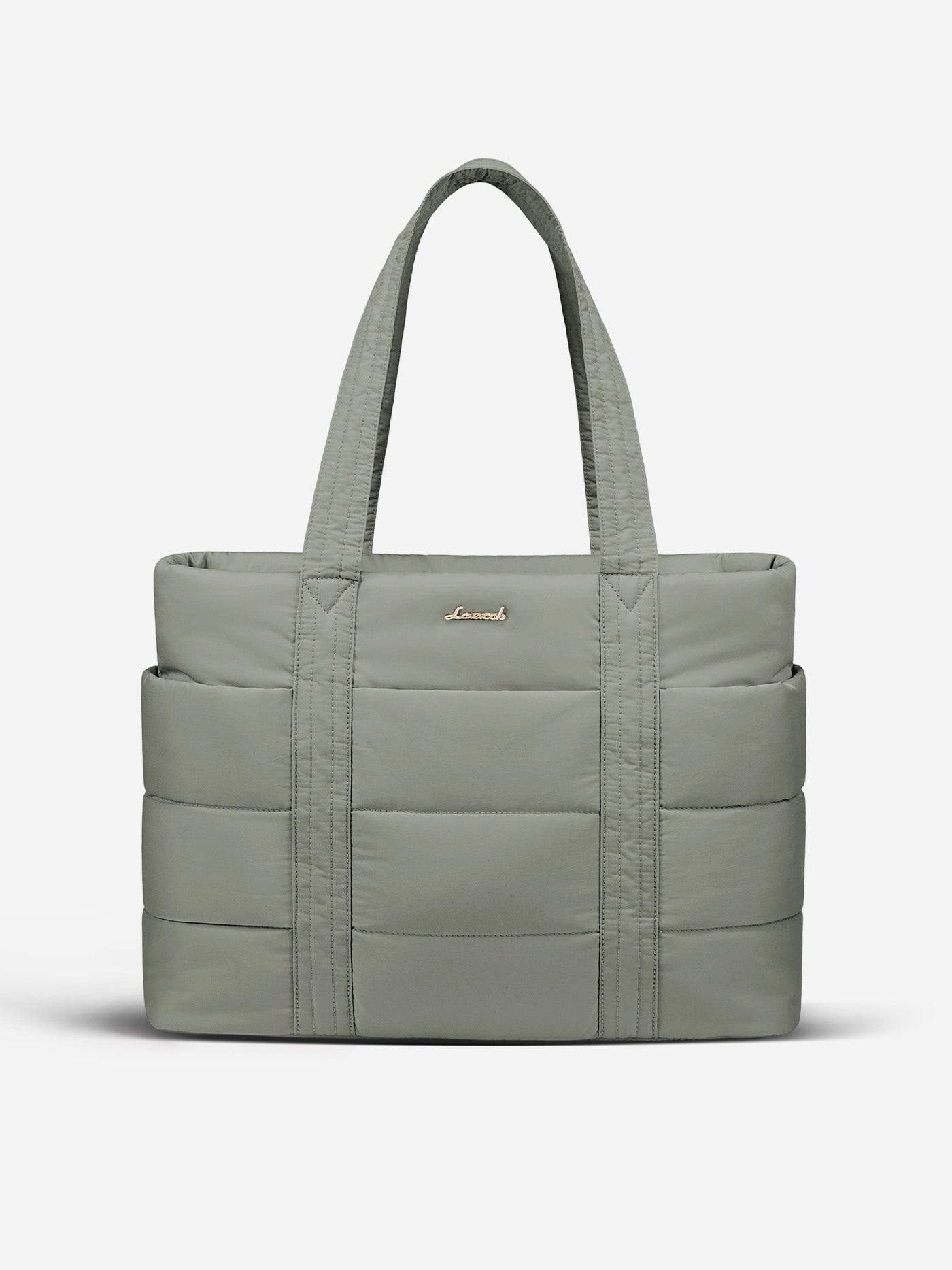 LOVEVOOK Large Puffer Work Tote Bag, 15.6" 17" 4146