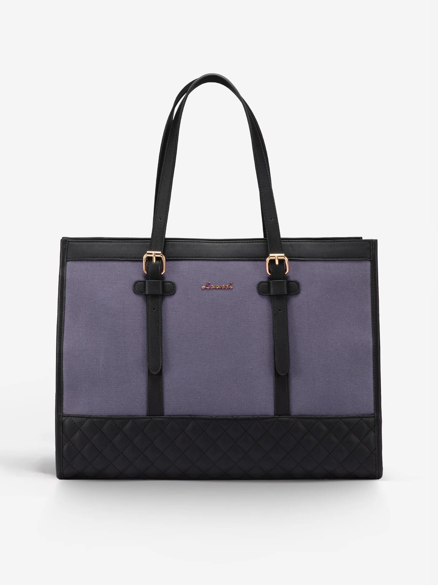 LOVEVOOK 2Pcs Canvas Laptop Tote Bag, 15.6" 30130