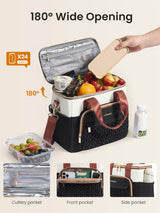 LOVEVOOK Insulated Lunch Tote Bag 13L/18L 5357