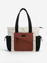 LOVEVOOK 2Pcs Quilted Puffer Tote Bag, 15.6" 17.3" 4408