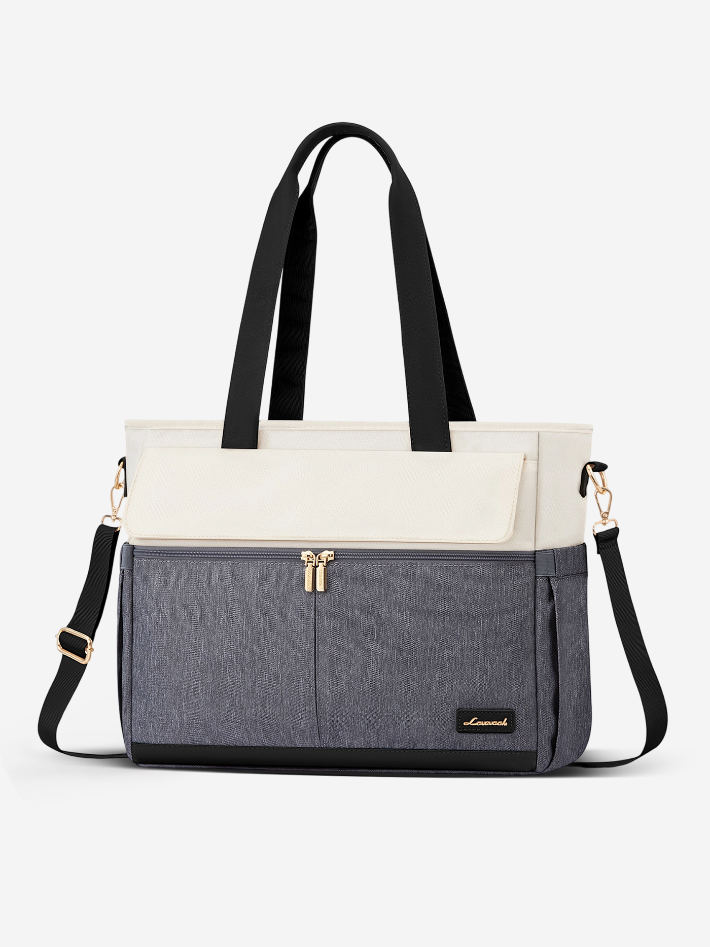 LOVEVOOK Canvas Laptop Tote Bag, 15.6" 3140