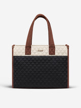 LOVEVOOK 2Pcs Quilted Work Tote Bag, 15.6" 17.3" 3104