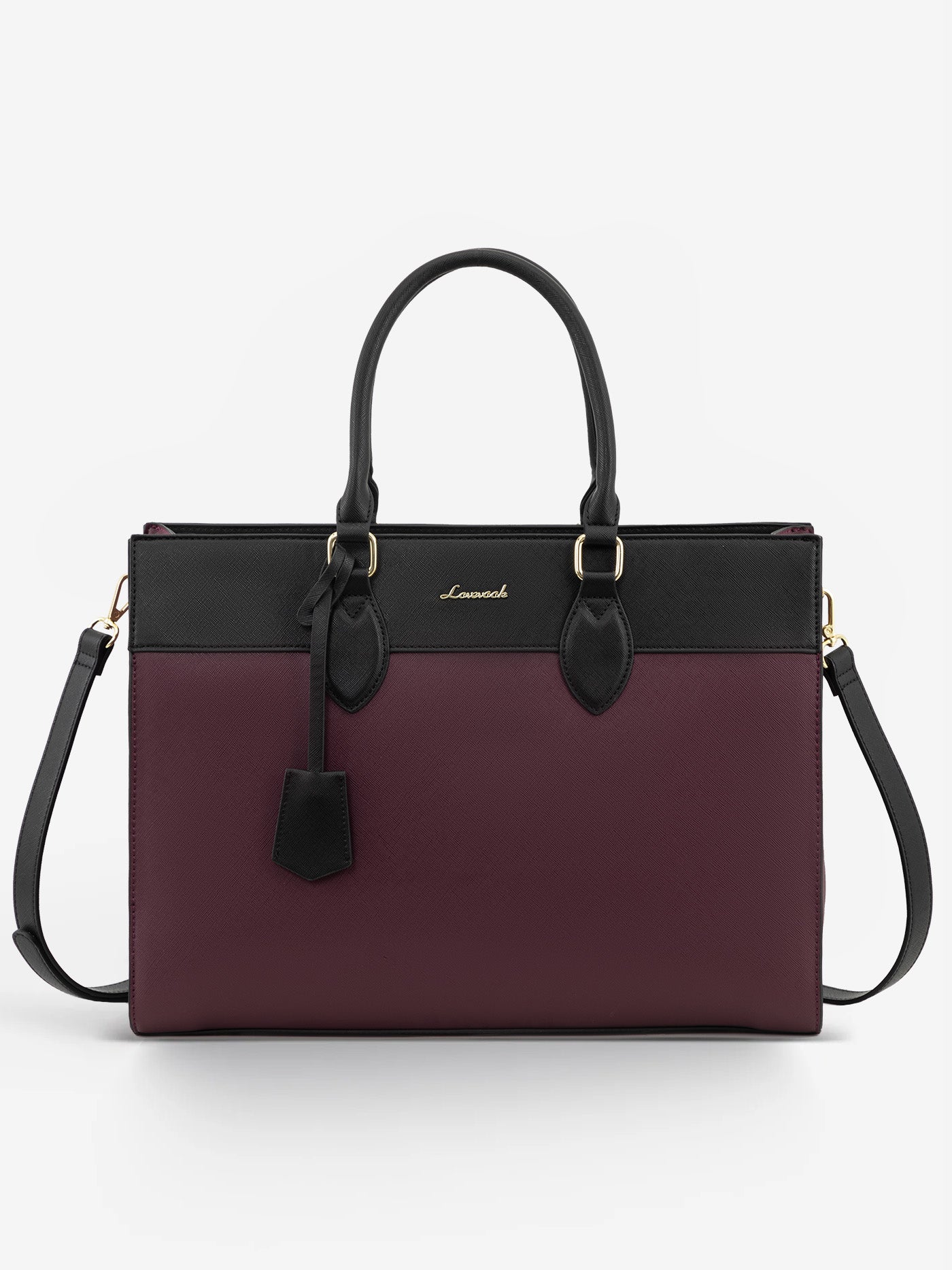 LOVEVOOK 2Pcs Leather Computer Bag, 15.6" 17.3" 30520
