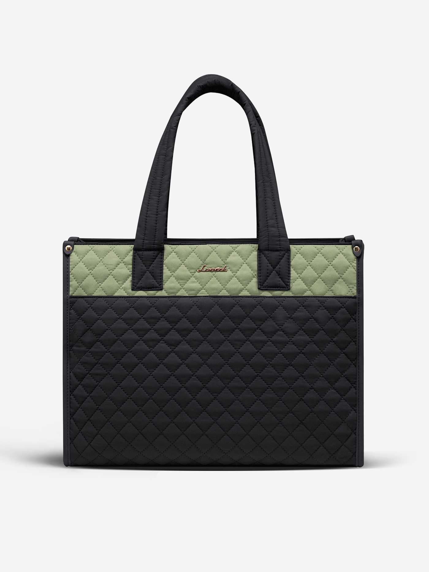 LOVEVOOK 2Pcs Quilted Work Tote Bag, 15.6" 17.3" 3104