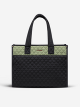 LOVEVOOK 2Pcs Quilted Work Tote Bag, 15.6" 17.3" 3104