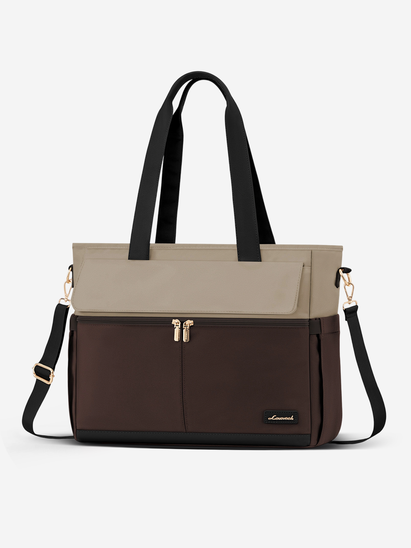 LOVEVOOK Canvas Laptop Tote Bag, 15.6" 3140